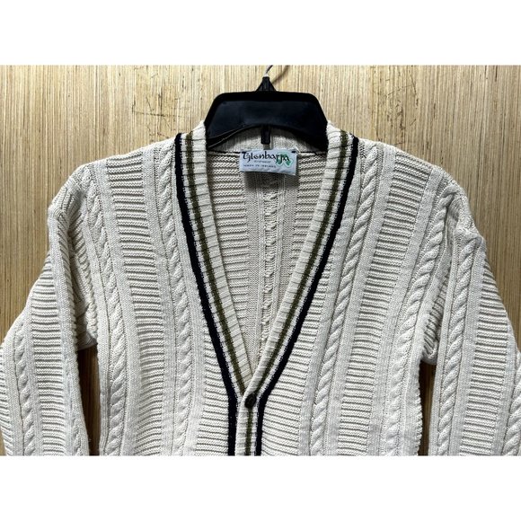 Glenbarra - Women's Casual Long Sleeve Sweater - Beige - Small - Picture 10 of 14